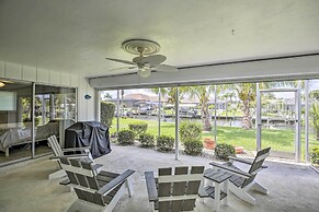 Bright Home w/ Dock & Canal View in Cape Coral!