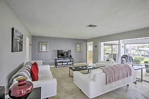 Bright Home w/ Dock & Canal View in Cape Coral!