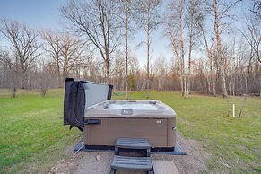 Cozy Birchwood Retreat on UTV Trail w/ Hot Tub!