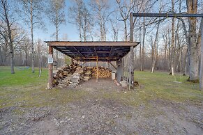 Cozy Birchwood Retreat on UTV Trail w/ Hot Tub!