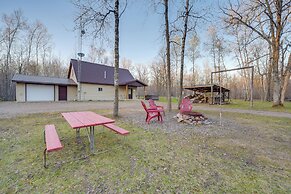 Cozy Birchwood Retreat on UTV Trail w/ Hot Tub!