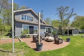 Spacious Delton Home w/ Fire Pit + Lake Views