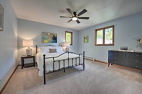 Spacious Delton Home w/ Fire Pit + Lake Views