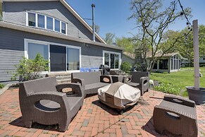 Spacious Delton Home w/ Fire Pit + Lake Views