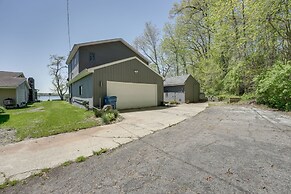 Spacious Delton Home w/ Fire Pit + Lake Views