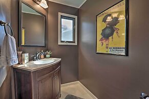 Spacious Delton Home w/ Fire Pit + Lake Views
