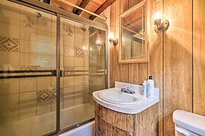 Game Room & Fire Pit: Tree-lined Pocono Lake Cabin