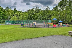 Game Room & Fire Pit: Tree-lined Pocono Lake Cabin