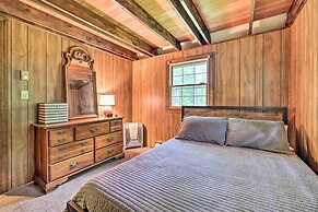 Game Room & Fire Pit: Tree-lined Pocono Lake Cabin