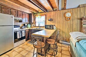 Game Room & Fire Pit: Tree-lined Pocono Lake Cabin