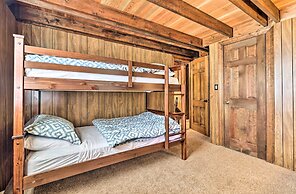 Game Room & Fire Pit: Tree-lined Pocono Lake Cabin