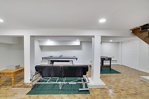 Game Room & Fire Pit: Tree-lined Pocono Lake Cabin