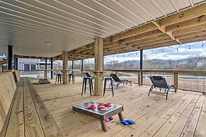 Upscale Riverfront Home w/ Beach & Fire Pit!