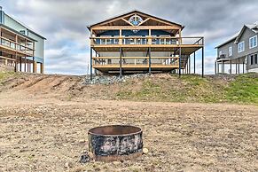 Upscale Riverfront Home w/ Beach & Fire Pit!