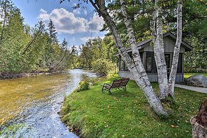 Riverfront Traverse City Cabin Near Snowmobiling!