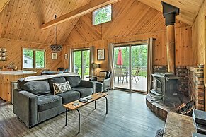 Riverfront Traverse City Cabin Near Snowmobiling!