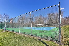 Furnished Deck & Game Room: Cabin in Tobyhanna