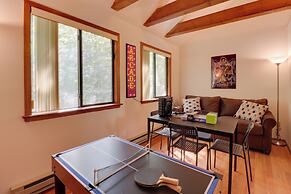 Furnished Deck & Game Room: Cabin in Tobyhanna