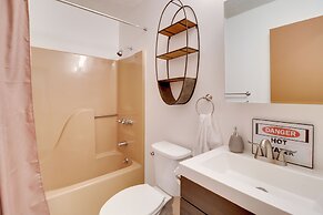 Furnished Deck & Game Room: Cabin in Tobyhanna