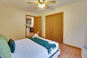 Furnished Deck & Game Room: Cabin in Tobyhanna