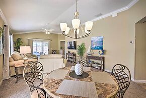 Sunny Courtyard Villa w/ Patio: Golf & Dine!