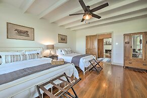 Peaceful Schulenburg Farmhouse w/ Fire Pit & Grill