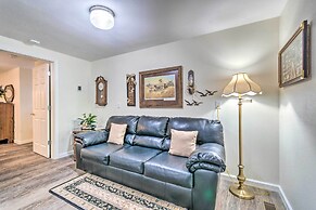 Deck w/ Bbq: Hot Springs Village Apt!