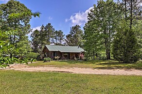Secluded Cabin w/ Pond ~ 37 Mi to Gulf Coast!