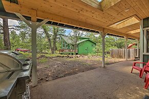 Deck + Yard: Family-friendly Pinetop Retreat