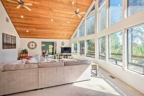 Deck & Views: Lush A-frame Cabin in Pioneer!