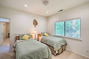 Deck & Views: Lush A-frame Cabin in Pioneer!