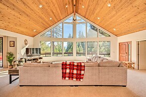 Deck & Views: Lush A-frame Cabin in Pioneer!