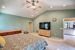 Deck & Views: Lush A-frame Cabin in Pioneer!