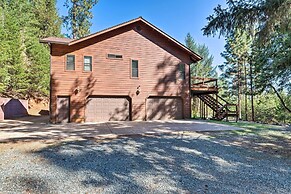 Deck & Views: Lush A-frame Cabin in Pioneer!