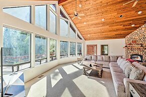 Deck & Views: Lush A-frame Cabin in Pioneer!