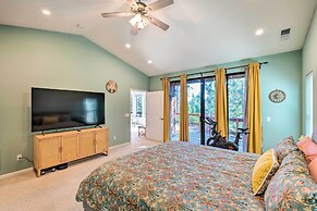 Deck & Views: Lush A-frame Cabin in Pioneer!