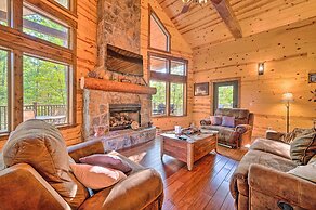 Creekside Cabin With Deck, Hot Tub & Fire Pit!