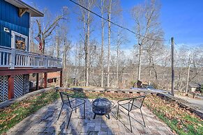 Gray Home w/ View of Boone Lake + Fire Pit!