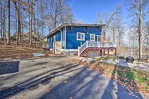 Gray Home w/ View of Boone Lake + Fire Pit!