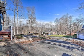 Gray Home w/ View of Boone Lake + Fire Pit!