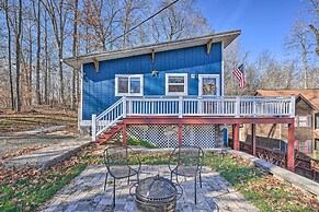 Gray Home w/ View of Boone Lake + Fire Pit!