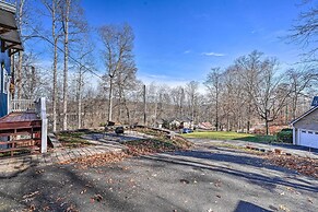Gray Home w/ View of Boone Lake + Fire Pit!