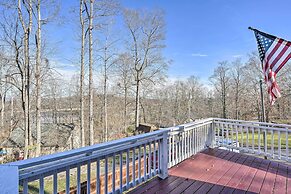 Gray Home w/ View of Boone Lake + Fire Pit!