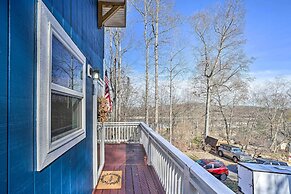 Gray Home w/ View of Boone Lake + Fire Pit!