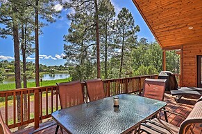 Serene Lakeside Cabin w/ Decks + Edler Lake Views!