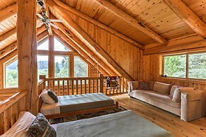 Log Home on 40 Private Acres By Mt Shasta Ski Park