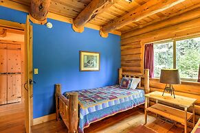 Log Home on 60 Private Acres By Mt Shasta Ski Park