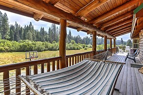 Log Home on 60 Private Acres By Mt Shasta Ski Park