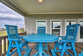 Deck & Ocean Views: Home in Crystal Beach!