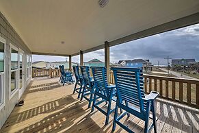 Deck & Ocean Views: Home in Crystal Beach!
